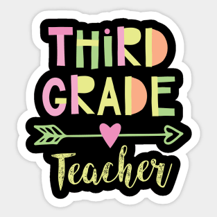 3rd Grade Teacher Gift Idea Sticker